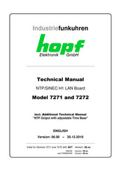 hopf Elektronik GmbH 7271 Technical Manual