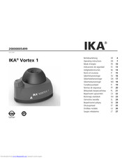 IKA Vortex 1 Operating Instructions Manual