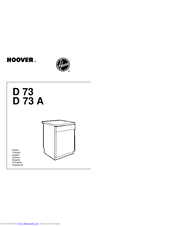 Hoover D 73 A Manual