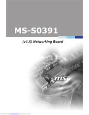 MSI MS-S0391 Manual