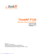 ThinkRF P120 User Manual