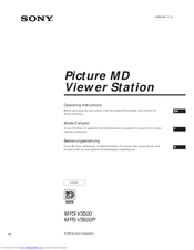 Sony MPS-VS500 Operating Instructions Manual