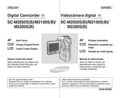 Samsung SC-M2100B Owner's Instruction Book