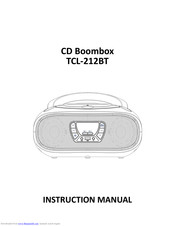 Denver Electronics TCL-212BT Instruction Manual