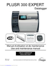 Pego PLUSR 300 EXPERT Use And Maintenance Manual