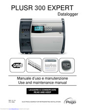Pego PLUSR 300 EXPERT Use And Maintenance Manual