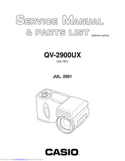 Casio KX-787 Service Manual & Parts List