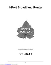 Planex BRL-04AX User Manual