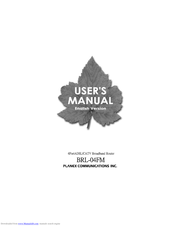 Planex BRL-04FM User Manual