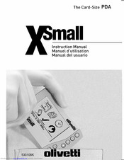 Olivetti XSmall Instruction Manual