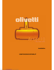 Olivetti Artjet 10 Installation Manual