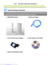 BCM BPR1000-PCMCIA+USB Quick Installation Manual