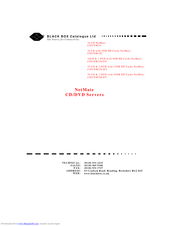 Black Box CDUNM10CDV Manual