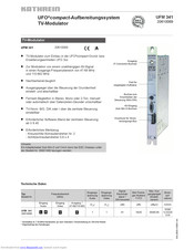 Kathrein UFM 341 Instructions Manual