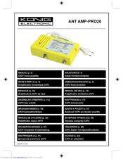 Konig ANT AMP-PRO20 Manual