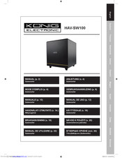 Konig HAV-SW100 Manual