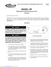 Cashco HP Installation, Operation & Maintenance Manual