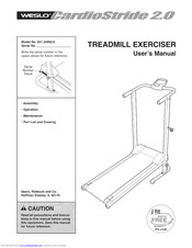 Weslo CardioStride 2.0 User Manual