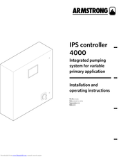 Armstrong IPS 4000 Installation And Operating Instructions Manual