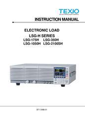 TEXIO LSG-175H Instruction Manual