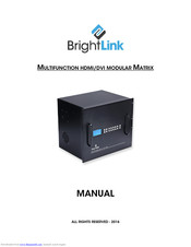 Brightlink HDMI0804 Manual