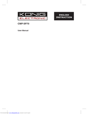 Konig CMP-SP70 User Manual