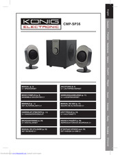 Konig CMP-SP35 Manual