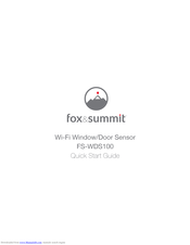 fox&summit FS-WDS100 Quick Start Manual