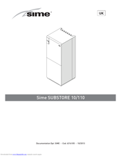 Sime SUBSTORE 10/110 Manual