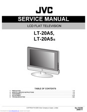 JVC LT-20A5/S Service Manual