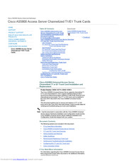Cisco AS5800 Manual
