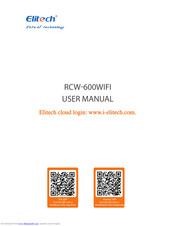 Elitech RCW-600WIFI User Manual