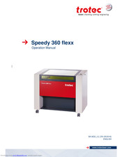 Trotec Speedy 360 flexx Operation Manual