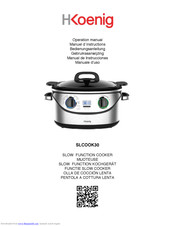 Hkoenig SLCOOK30 Operation Manual