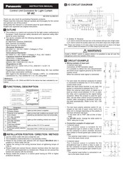 Panasonic SF-AC Instruction Manual