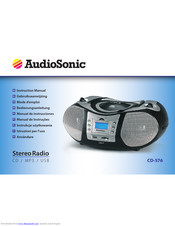 AudioSonic CD-576 Instruction Manual