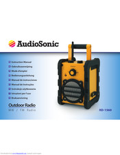 AudioSonic RD-1560 Instruction Manual