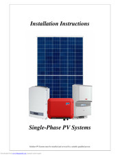 Solahart REC290TP2 Installation Instructions Manual