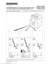 Siemens 3WX3641-0JC00 Operating Instructions Manual