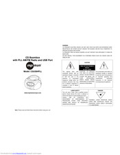MPMan CSU384PLL User Manual
