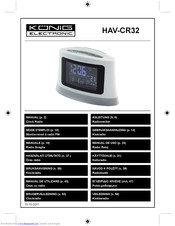 Konig HAV-CR32 Manual