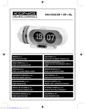 Konig HAV-CR25 OR Manual