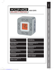 Konig HAV-CR70 Manual