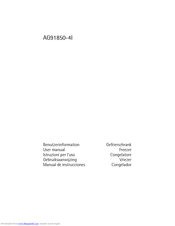 Electrolux AG91850-4I User Manual