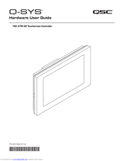 QSC Q-SYS TSC-47W-G2 Hardware User's Manual