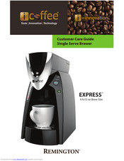 Remington iCoffee EXPRESS Manuals 