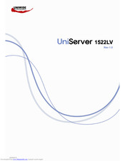 Uniwide UniServer 1522LV User Manual