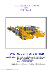 Reva EOT series Maintenance Manual