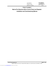 Thorn security TYCO T1216W-C Installation And Commissioning Manual