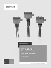 Siemens SITRANS LVS200 Short fork Operating Instructions Manual